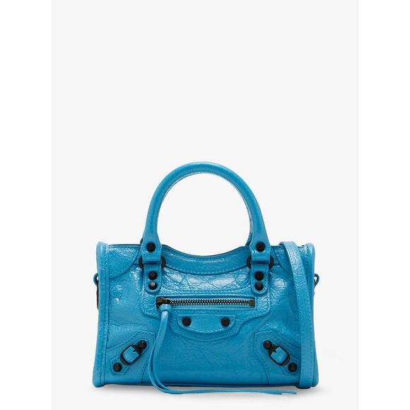 BALENCIAGA Handbags - Balenciaga Women Le City Nano Leather Crossbody Bag